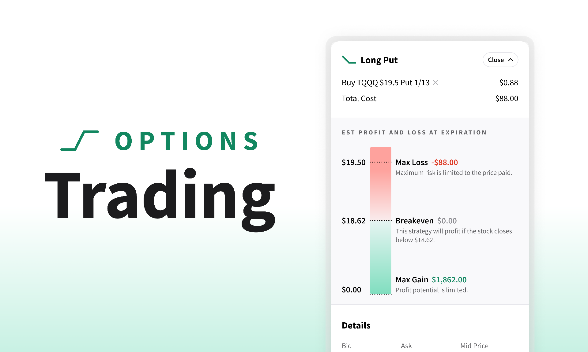 Options Trading Platform Interface