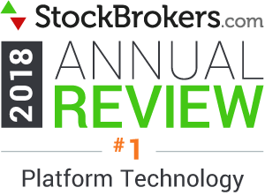 StockBrokers.com 2018 Annual Review #1 Platform Technology award